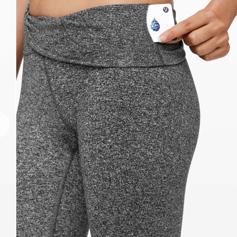 Lululemon Wunder Undet High Rise  Gray Leggings - Picture 2 of 11